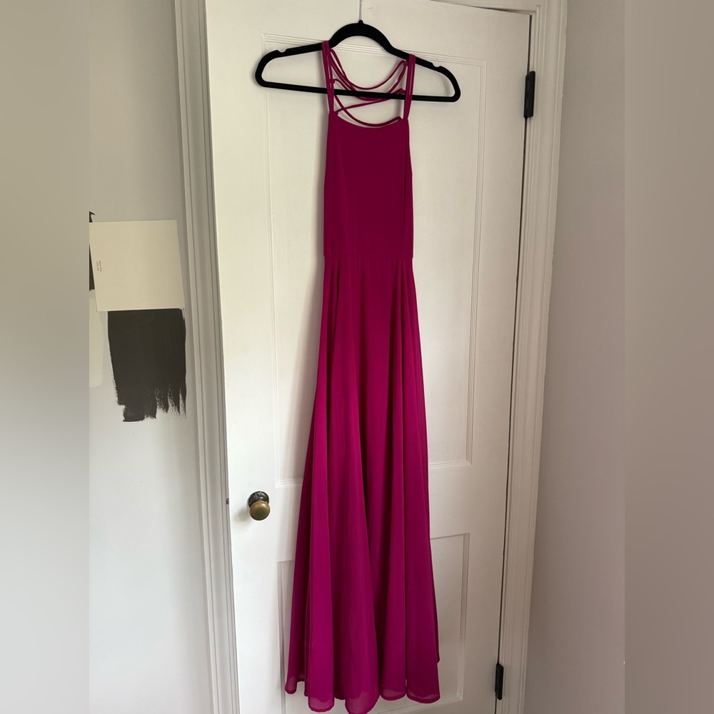 Lulu's Fuchsia Maxi Dress